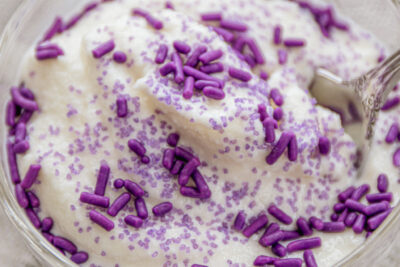 Lavender Snow Ice Cream