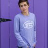 Purple Long-Sleeved Logo Tee - Image 3