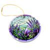 Stained Glass Lavender Ornament