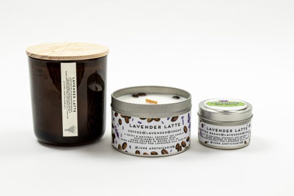 Lavender Latte Soy Candles