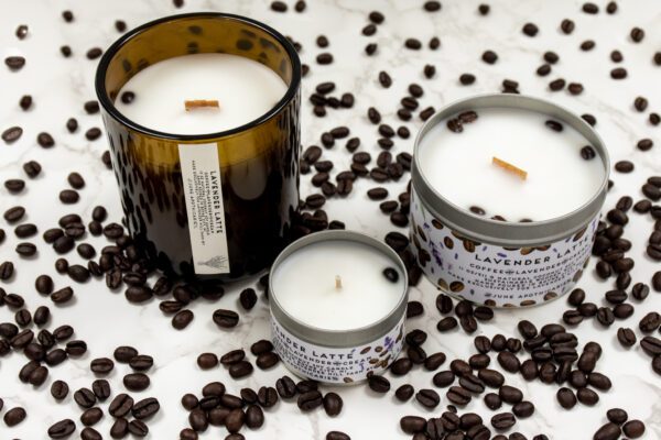 Lavender Latte Soy Candles - Image 2